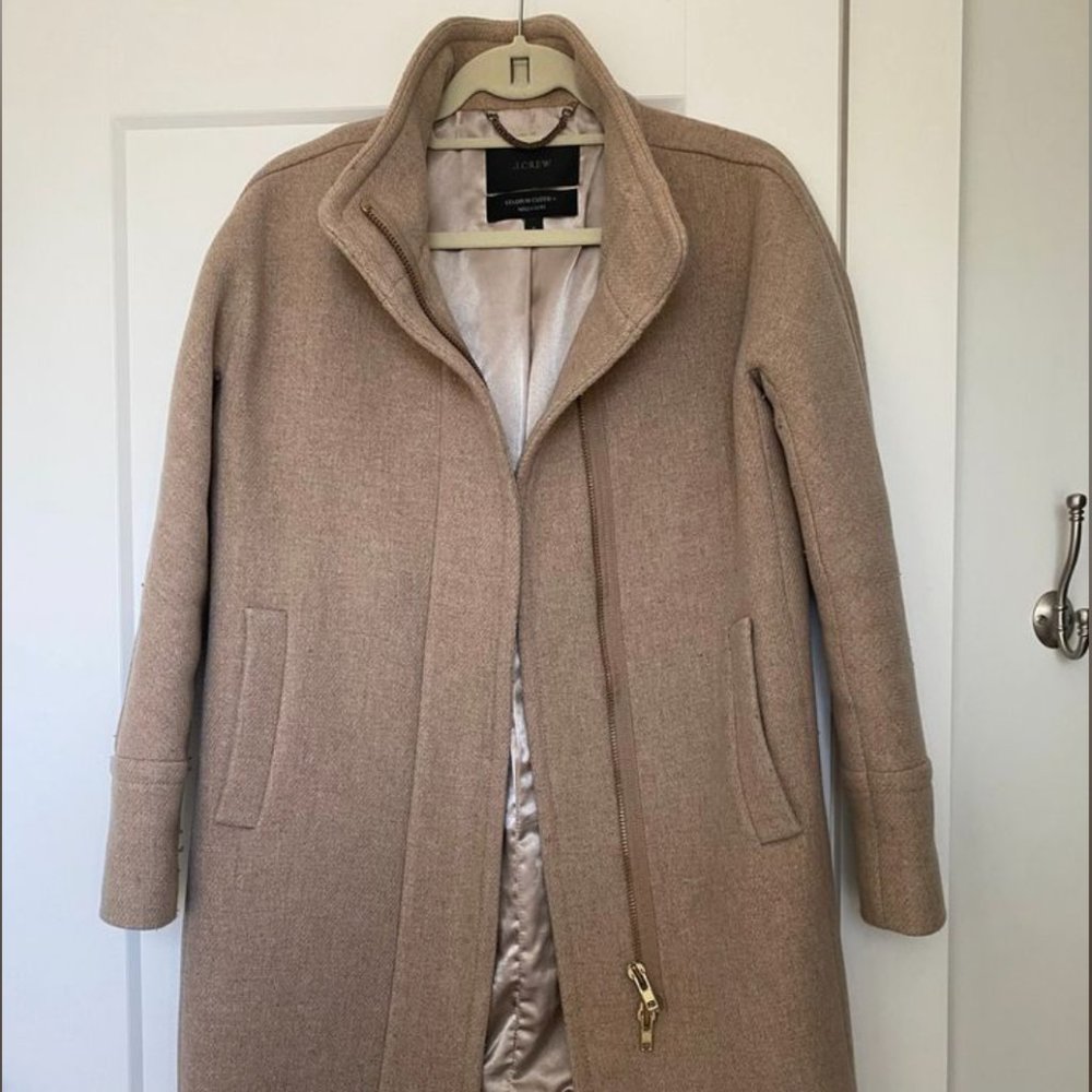 J.Crew Stadium Cloth Cocoon Coat